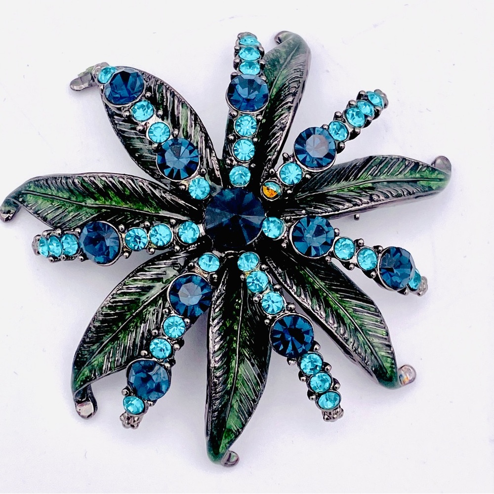 Tropical Floral Brooch